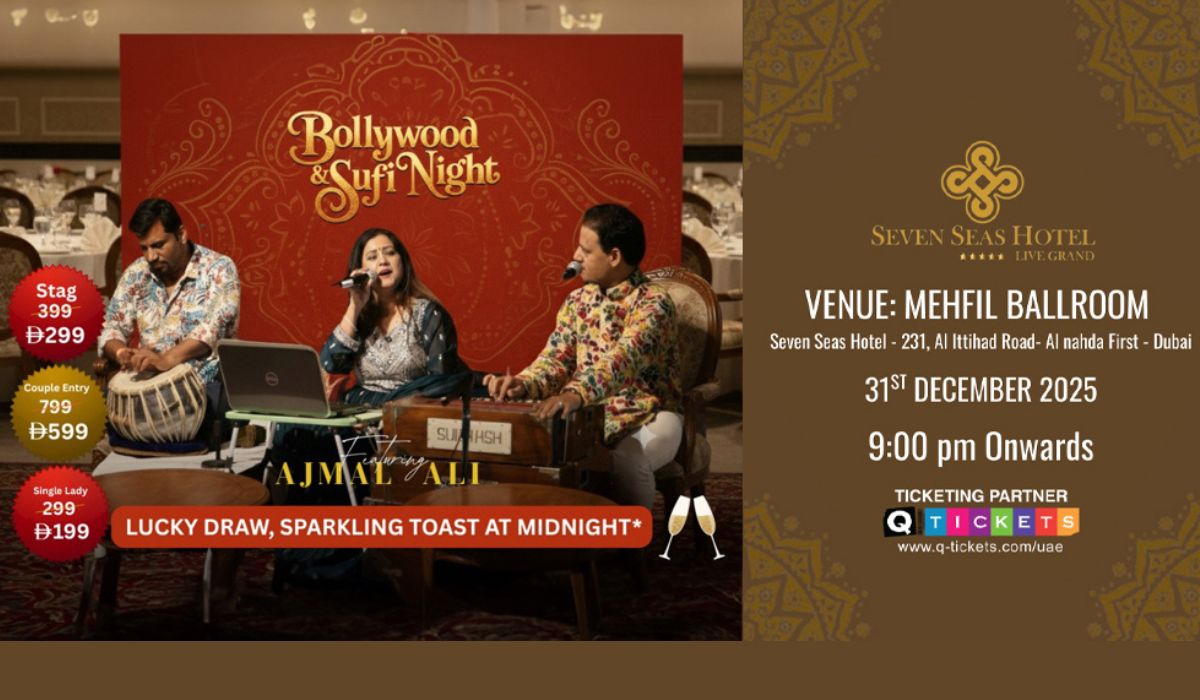 Bollywood & Sufi Night New Year Eve’s Royal Grand Gala Dinner
